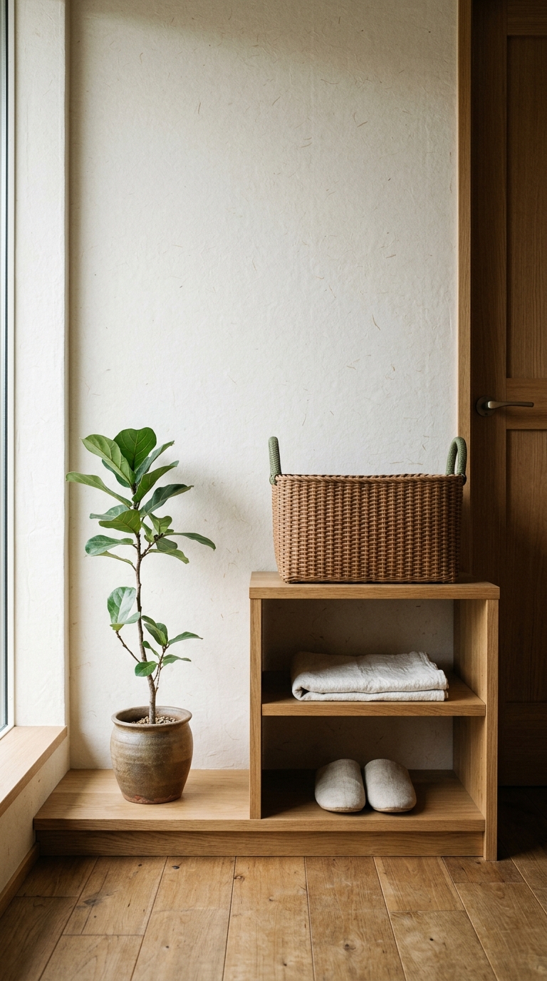 Thoughtful storage and everyday objects that make room for a little more ease.